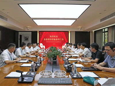 拼經濟 促發(fā)展！溫州灣新區(qū)黨工委副書記謝忠誠率隊赴集團開展調研督導活動